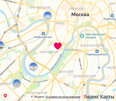 На карте