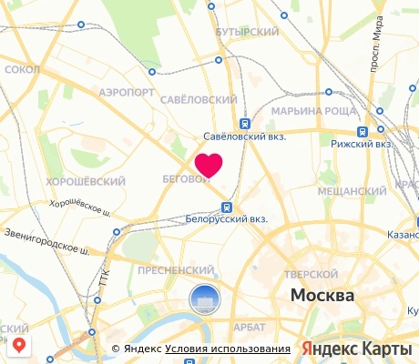 На карте