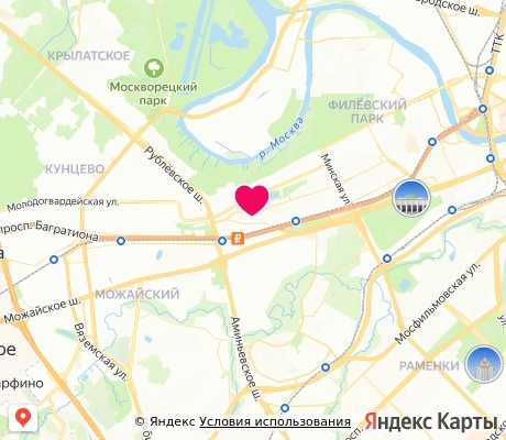 На карте