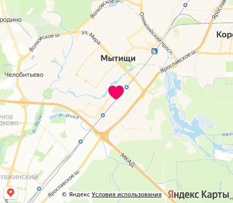 На карте