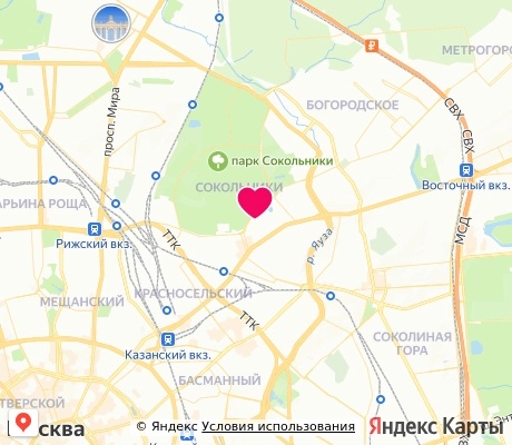 На карте