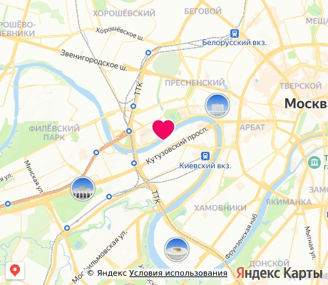 На карте