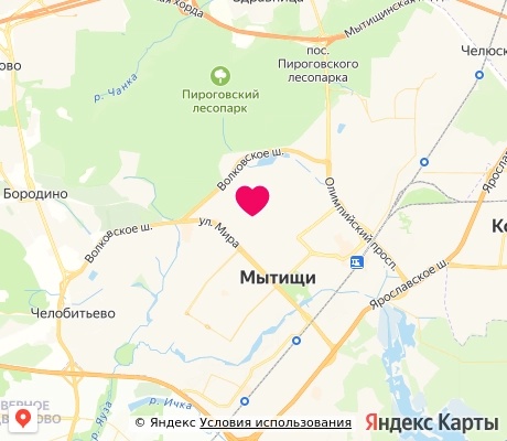 На карте