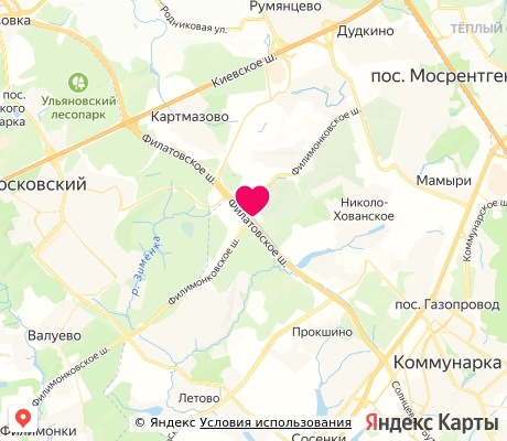 На карте