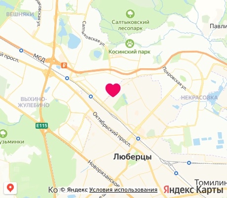 На карте