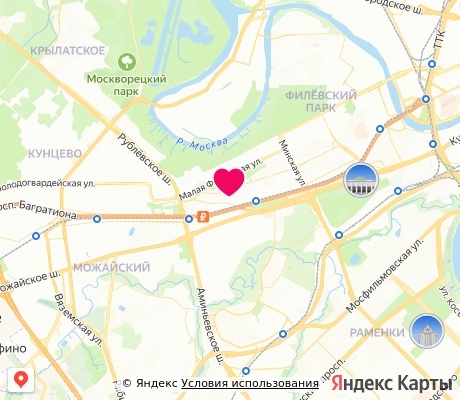 На карте