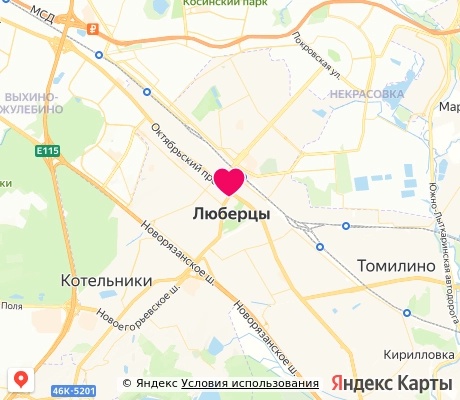 На карте