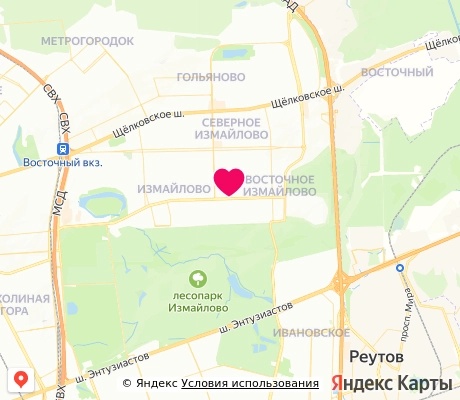 На карте