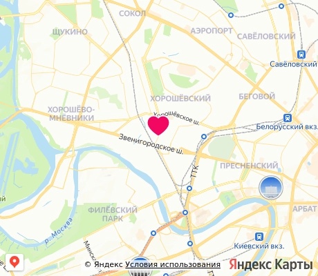 На карте