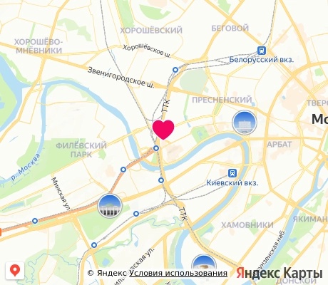 На карте
