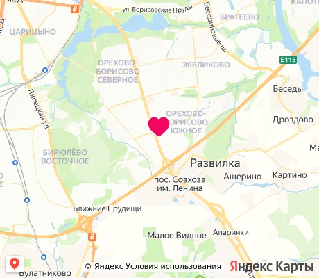 На карте