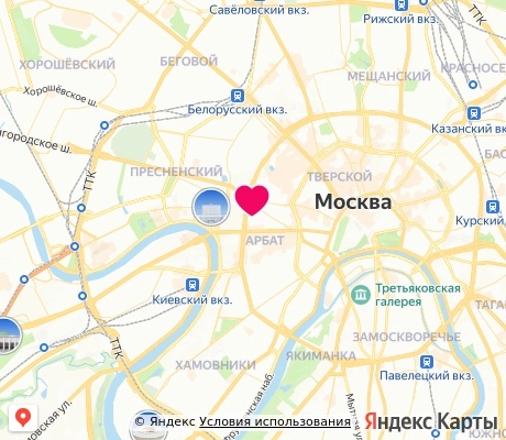 На карте