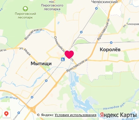 На карте