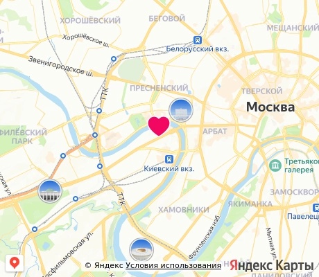 На карте
