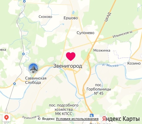 На карте
