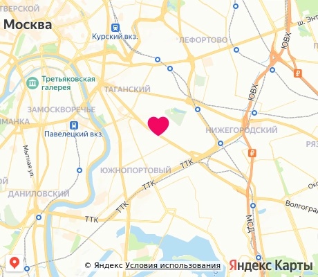 На карте