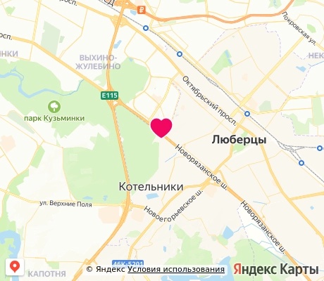 На карте