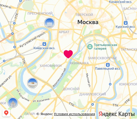 На карте