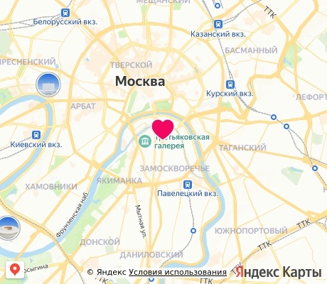 На карте
