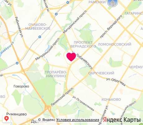 На карте