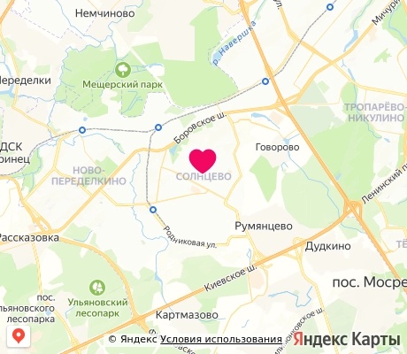 На карте