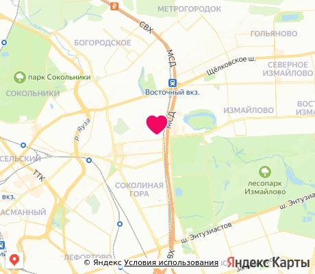 На карте