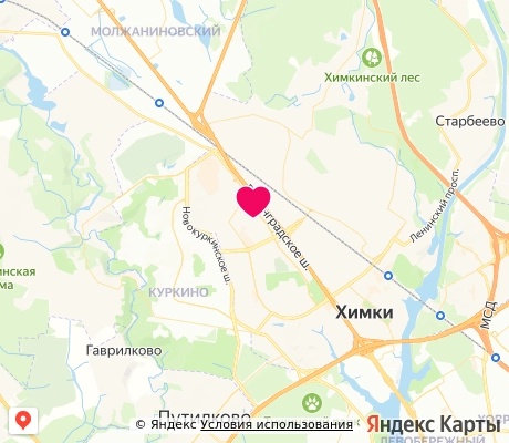 На карте