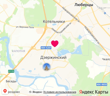 На карте