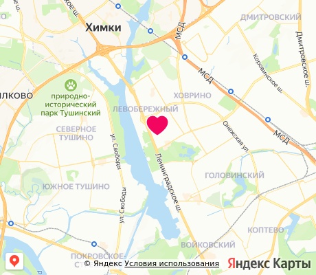 На карте