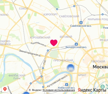 На карте