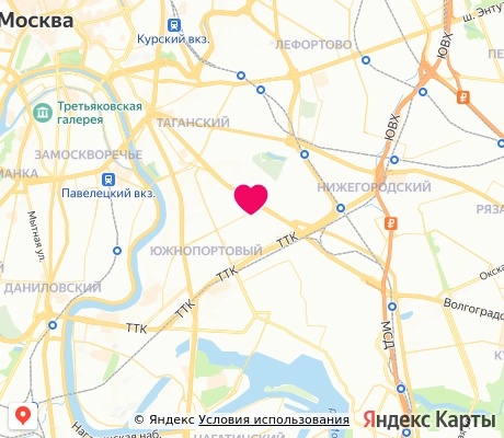 На карте