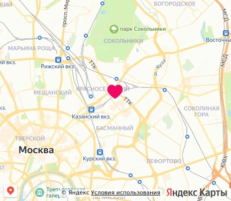 На карте