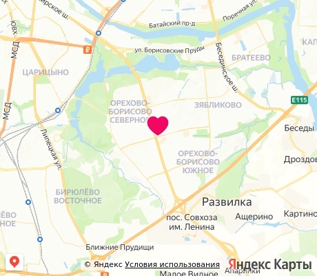 На карте