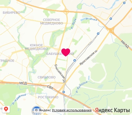 На карте