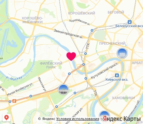 На карте