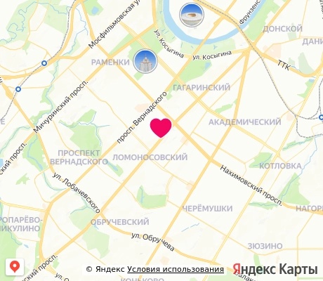 На карте