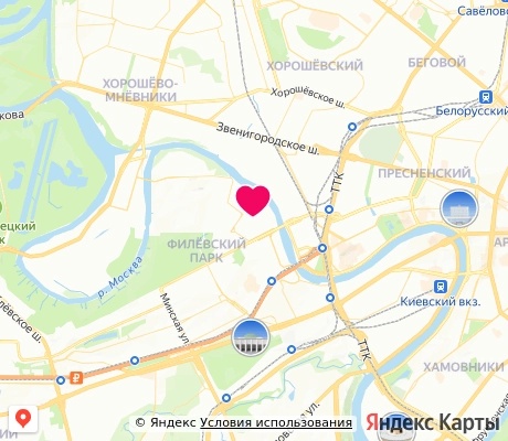 На карте