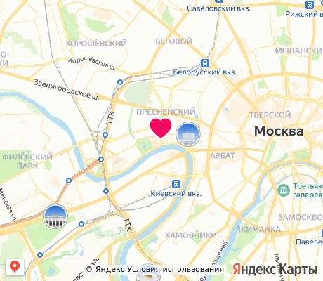 На карте