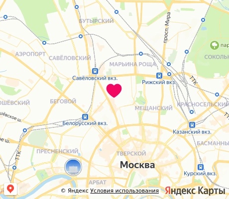 На карте