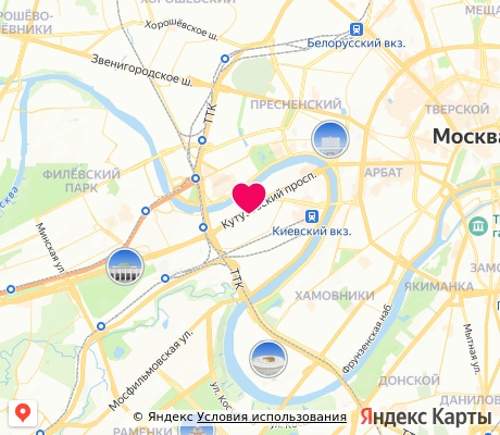 На карте