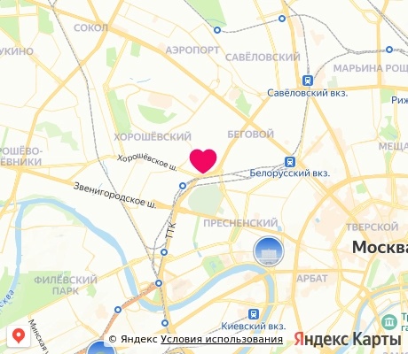 На карте