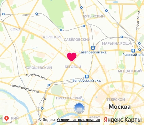 На карте