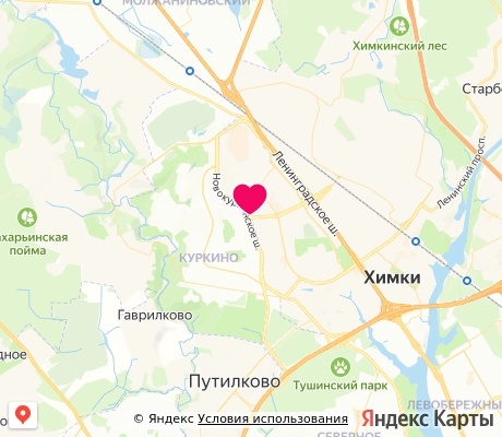 На карте