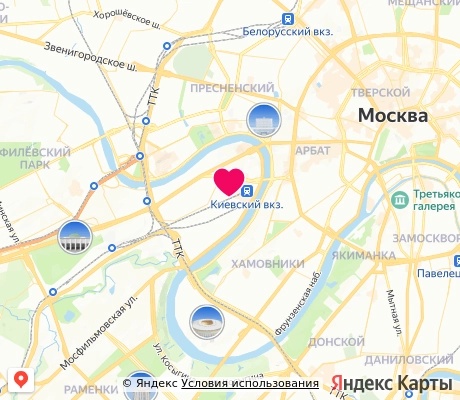 На карте