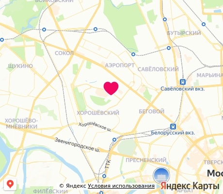 На карте