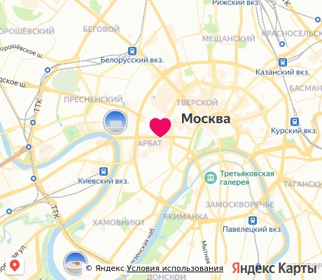 На карте