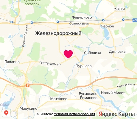 На карте