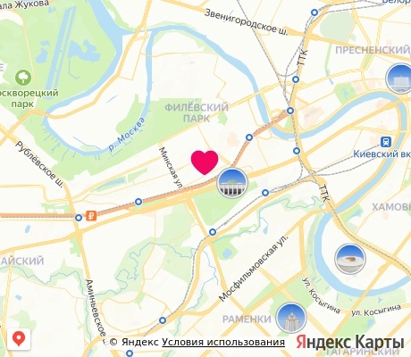 На карте