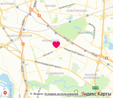 На карте