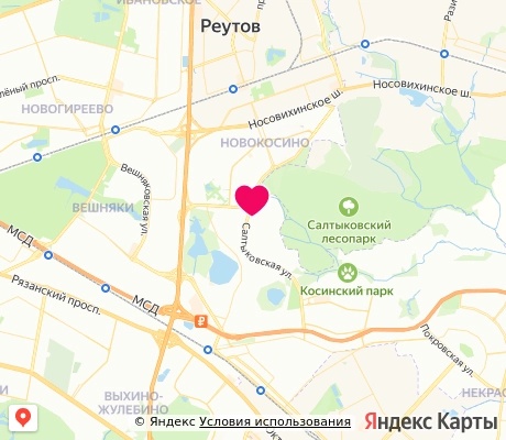 На карте